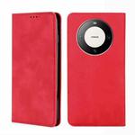 For Huawei Mate 60 Pro / Pro+ Skin Feel Magnetic Leather Phone Case(Red)