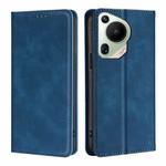 For Huawei Pura 70 Ultra Skin Feel Magnetic Leather Phone Case(Blue)