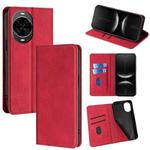 For Huawei nova 14 5G Skin Feel Magnetic Leather Phone Case(Red)