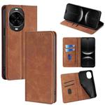 For Huawei nova 14 Pro 5G Skin Feel Magnetic Leather Phone Case(Light Brown)