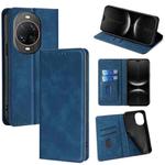 For Huawei nova 14 Ultra 5G Skin Feel Magnetic Leather Phone Case(Blue)