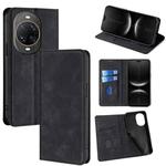 For Huawei nova 14 Ultra 5G Skin Feel Magnetic Leather Phone Case(Black)