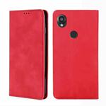 For Kyocera Digno SX3-KYG02 Skin Feel Magnetic Leather Phone Case(Red)