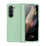 For Samsung Galaxy Z Fold5 Skin Feel PC Phone Case with Hinge(Mint Green)
