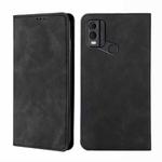 For Nokia C22 Skin Feel Magnetic Leather Phone Case(Black)