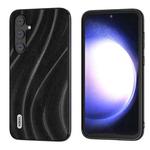 For Samsung Galaxy S23 FE 5G ABEEL Galactic Pattern Protective Phone Case(Black)