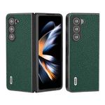 For Samsung Galaxy Z Fold6 ABEEL Genuine Leather Litchi Texture Phone Case(Green)