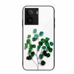 For vivo iQOO Z7 Colorful Painted Glass Phone Case(Sapling)