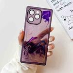 For Honor 60 SE Oil Painting Electroplating TPU Phone Case(Purple)