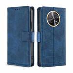 For Huawei Enjoy 60X Skin Feel Crocodile Magnetic Clasp Leather Phone Case(Blue)