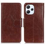 For Xiaomi Redmi 12 4G Nappa Texture Horizontal Flip Leather Phone Case(Brown)