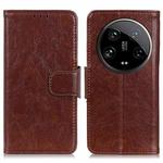 For Xiaomi 14 Ultra Nappa Texture Horizontal Flip Leather Phone Case(Brown)