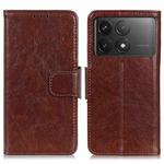 For Xiaomi Redmi K70 5G / K70 Pro 5G Nappa Texture Horizontal Flip Leather Phone Case(Brown)