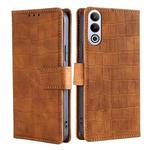 For OnePlus Ace 3V 5G Skin Feel Crocodile Magnetic Clasp Leather Phone Case(Brown)
