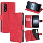 For OnePlus Ace 5 Ultra / Nord 5 Skin Feel Crocodile Magnetic Clasp Leather Phone Case(Red)