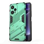 For Xiaomi Redmi Note 12 Turbo 5G Punk Armor 2 in 1 PC + TPU Phone Case(Green)