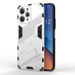 For Xiaomi Redmi 12 4G Punk Armor 2 in 1 PC + TPU Phone Case(White)