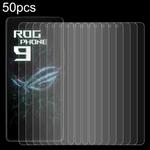 For Asus ROG Phone 9 50pcs 0.26mm 9H 2.5D Tempered Glass Film