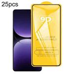 For Realme GT7 25pcs 9D Full Glue Full Screen Tempered Glass Film