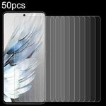 For ZTE nubia Z50S Pro 50pcs 0.26mm 9H 2.5D Tempered Glass Film