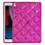 Diamond Texture TPU Airbag Tablet Case For iPad 10.2 2019 / 2020 / Air 2019 10.5(Rose Red)