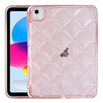 Diamond Texture TPU Airbag Tablet Case For iPad 10th Gen 10.9 2022(Pink)