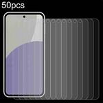 For Sharp Aquos Sense9 Plus 50pcs 0.26mm 9H 2.5D Tempered Glass Film