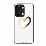 For OnePlus Ace 2V Colorful Painted Glass Phone Case(Golden Love)