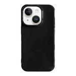 For iPhone 14 Shockproof Solid Color TPU Phone Case(Black)