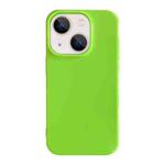 For iPhone 13 Shockproof Solid Color TPU Phone Case(Fluorescent Green)