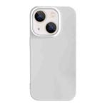 For iPhone 13 Shockproof Solid Color TPU Phone Case(White)