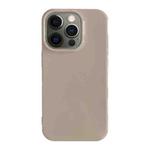 For iPhone 12 Pro Shockproof Solid Color TPU Phone Case(Khaki)
