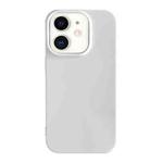 For iPhone 11 Shockproof Solid Color TPU Phone Case(White)