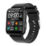 TK10 1.91 inch IP68 Waterproof Silicone Band Smart Watch Supports AI Medical Diagnosis/ Blood Oxygen / Body Temperature Monitoring(Black)