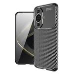 For Huawei nova 11 Carbon Fiber Texture Shockproof TPU Phone Case(Black)