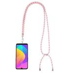 Universal Mixed Color Mobile Phone Lanyard(Pink Black)