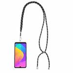 Universal Mixed Color Mobile Phone Lanyard(Black White)