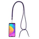 Universal Mixed Color Mobile Phone Lanyard(Blue Pink)