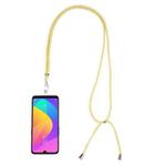 Universal Mixed Color Mobile Phone Lanyard(Yellow White)
