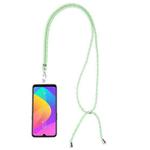 Universal Mixed Color Mobile Phone Lanyard(Green White)