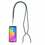 Universal Solid Color Mobile Phone Lanyard(Dark Green)