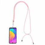 Universal Solid Color Mobile Phone Lanyard(Pink)