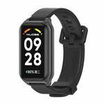For Redmi Band 2 Mijobs Metal Shell Silicone Watch Band(Black)