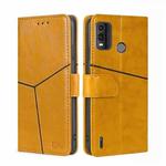 For Nokia G11 Plus Geometric Stitching Leather Phone Case(Yellow)