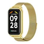 For Redmi Band 2 Mijobs Metal Shell + Milan Magnetic Metal Watch Band(Gold)