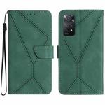For Redmi Note 12 Pro 4G/5G Stitching Embossed Leather Phone Case(Green)