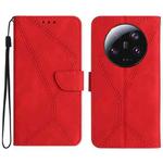 For Xiaomi 14 Ultra Stitching Embossed Leather Phone Case(Red)