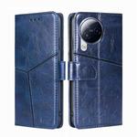 For Xiaomi Civi 3 5G Geometric Stitching Leather Phone Case(Blue)