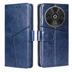 For Xiaomi Redmi A3 4G Geometric Stitching Leather Phone Case(Blue)