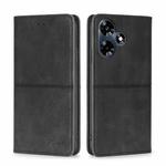 For Infinix Hot 30 4G Cow Texture Magnetic Leather Phone Case(Black)